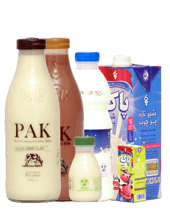 کارخانجات لبنی در ایران (محصولات پاک)